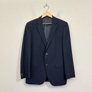 BOSS HUGO BOSS The Jam 76/Sharp1 Blazer Navy Blue Virgin Wool Stretch